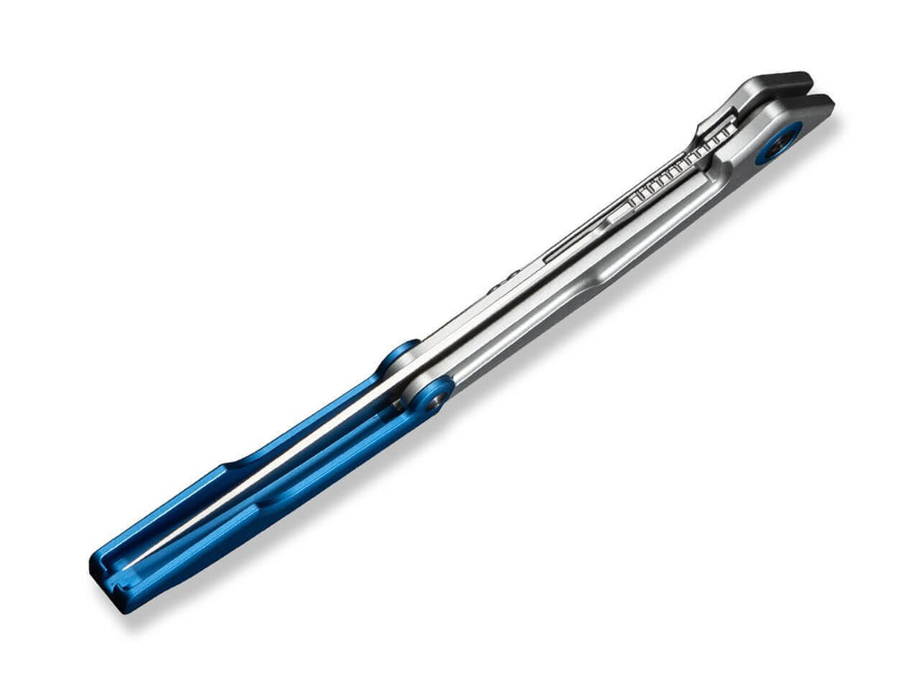 Shawka 14C28N Silver & Blue Aluminum