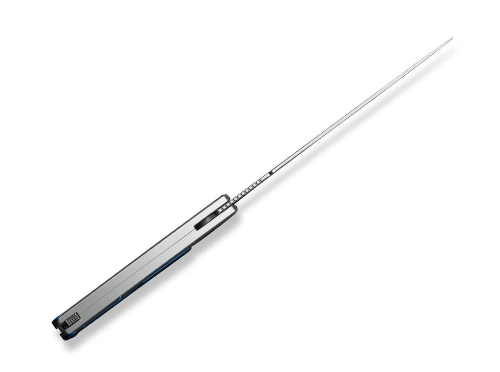 Shawka 14C28N Silver & Blue Aluminum
