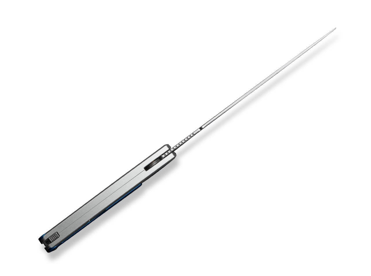 Shawka 14C28N Silver & Blue Aluminum