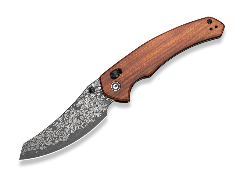 CIVIVI Sixgill Damascus Guibourtia