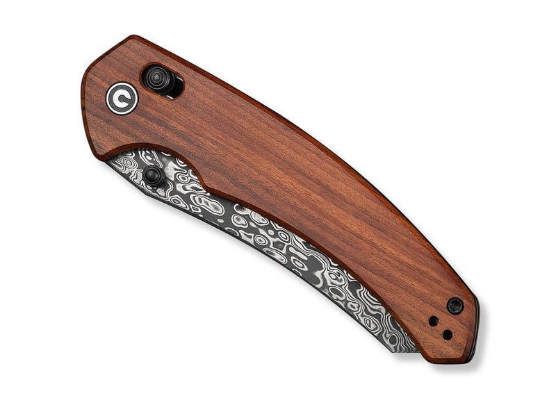 CIVIVI Sixgill Damascus Guibourtia