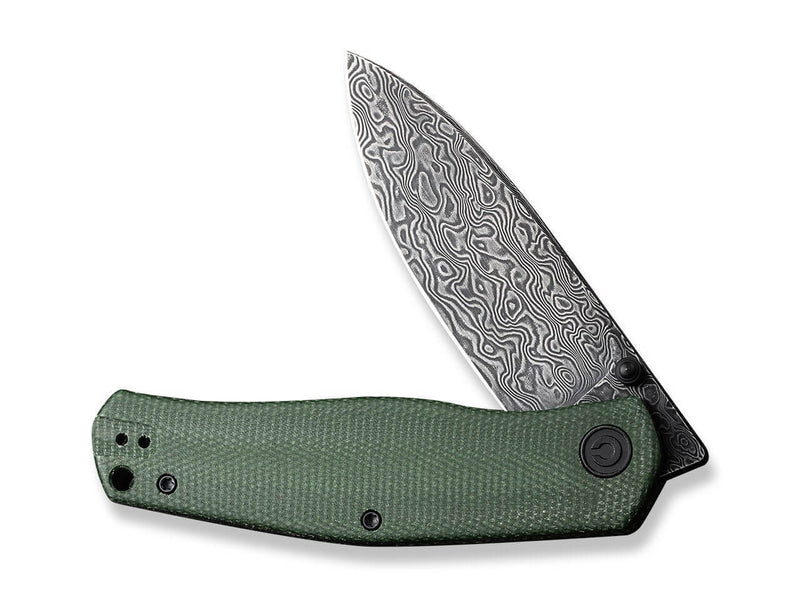 CIVIVI Sokoke Micarta Green Damascus