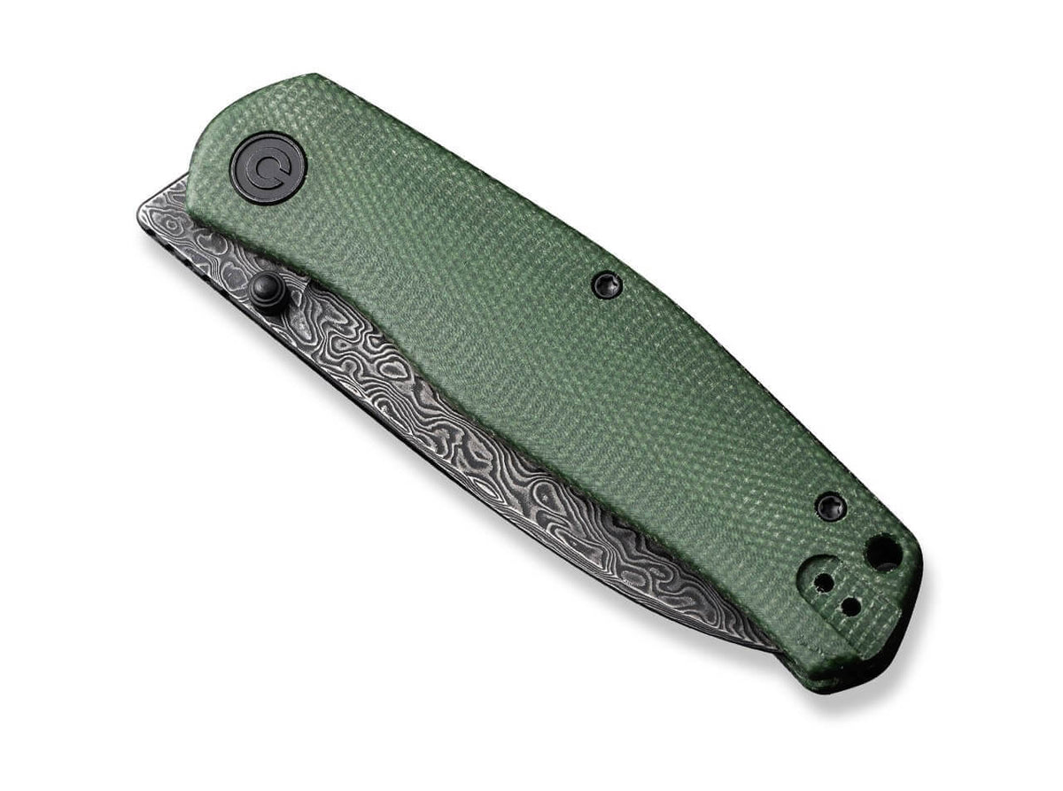 Sokoke Micarta Green Damascus