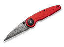 CIVIVI Starflare Aluminum Red Damascus