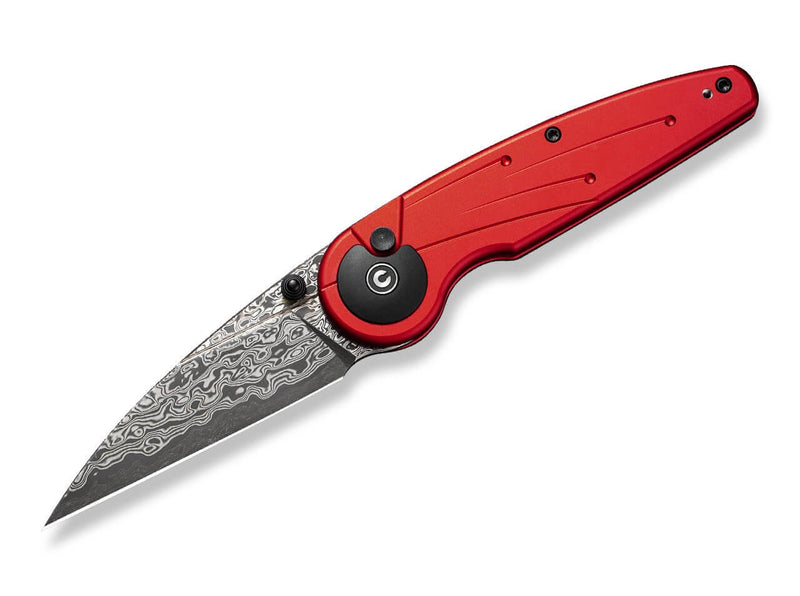 CIVIVI Starflare Aluminum Red Damascus
