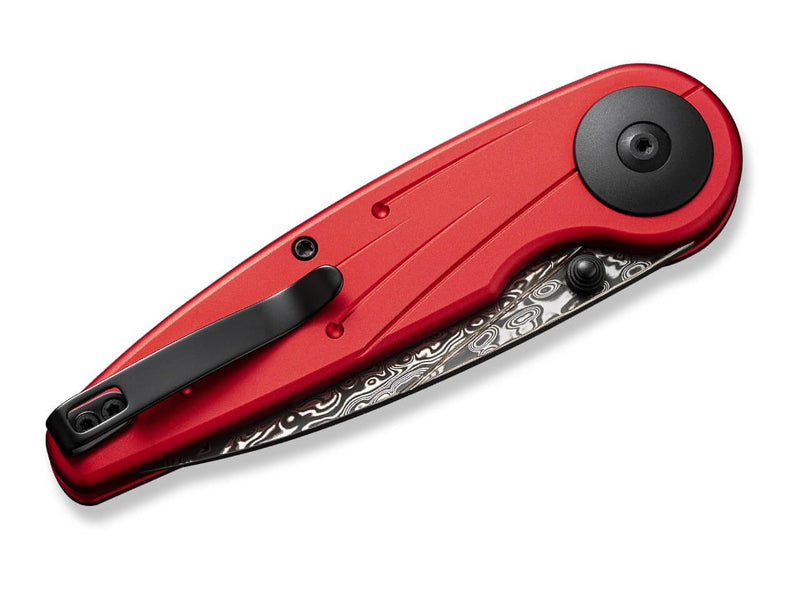 CIVIVI Starflare Aluminum Red Damascus