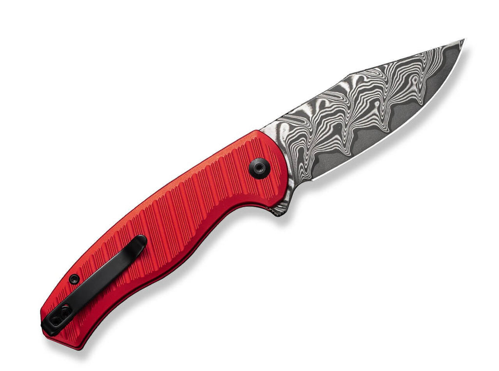 Stormhowl Aluminum Milled Red Damascus
