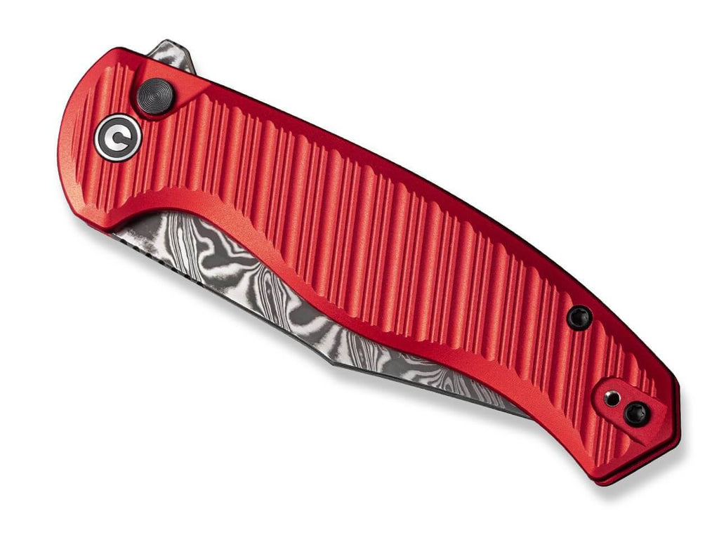 Stormhowl Aluminum Milled Red Damascus