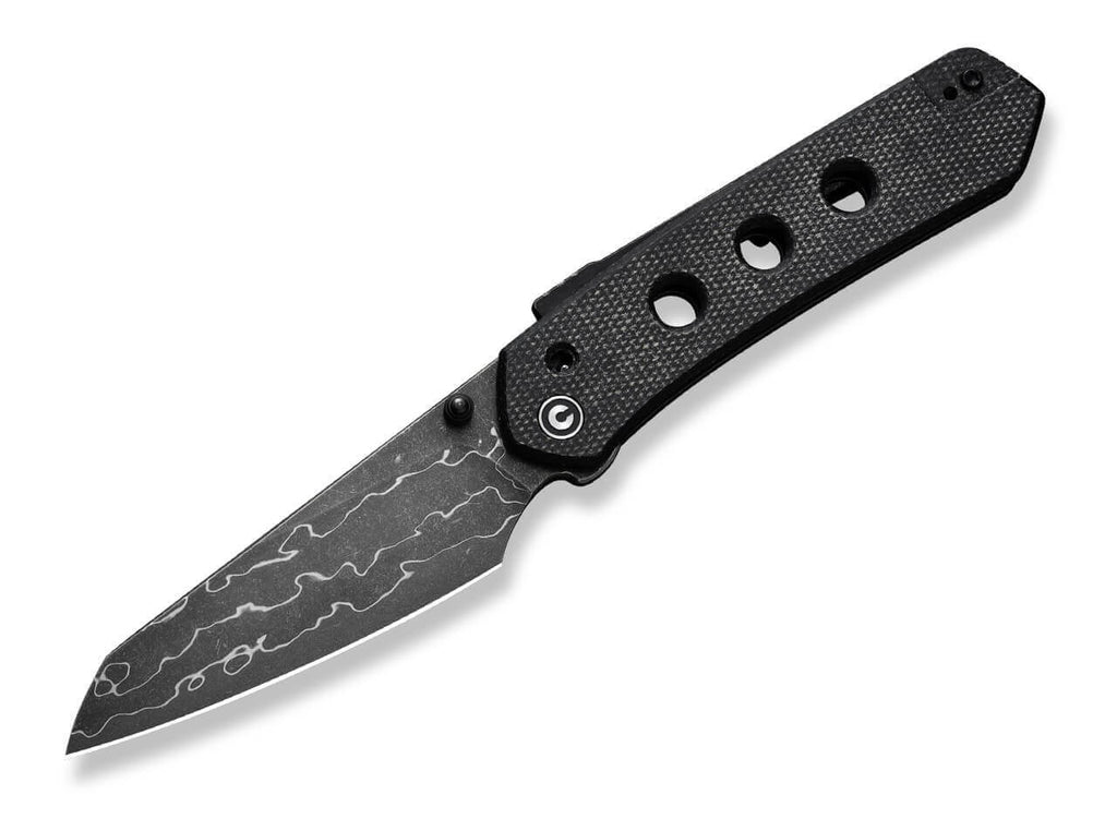 Vison FG Canvas Micarta Black Damascus