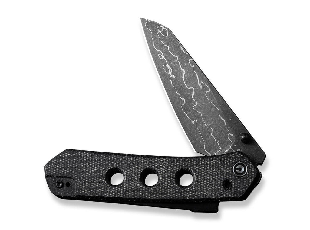 Vison FG Canvas Micarta Black Damascus