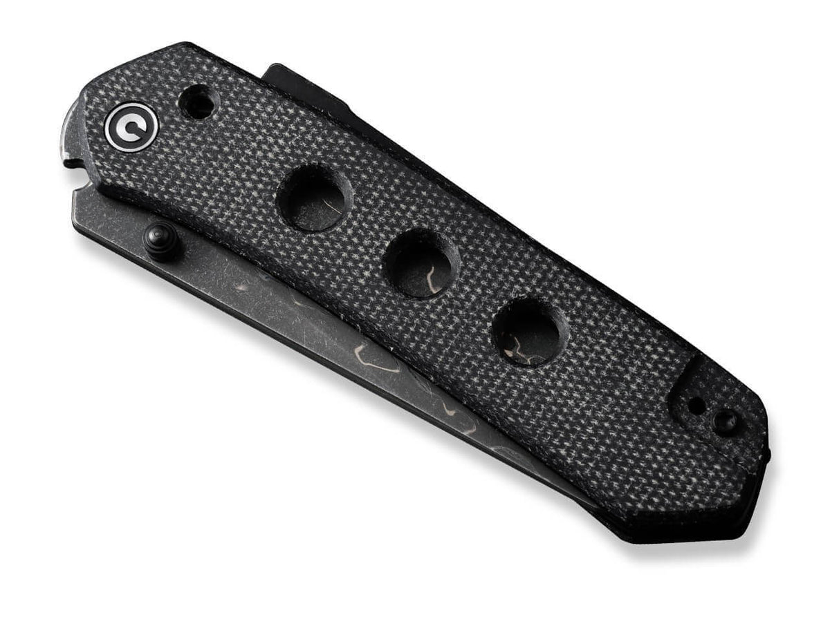 Vison FG Canvas Micarta Black Damascus
