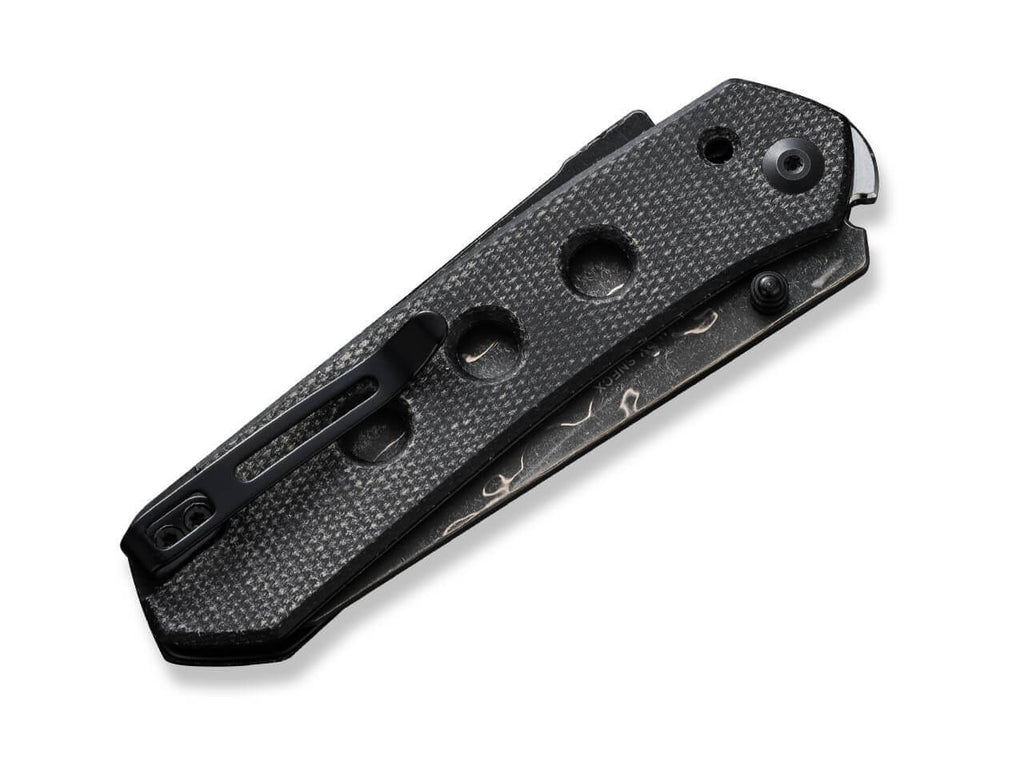 Vison FG Canvas Micarta Black Damascus