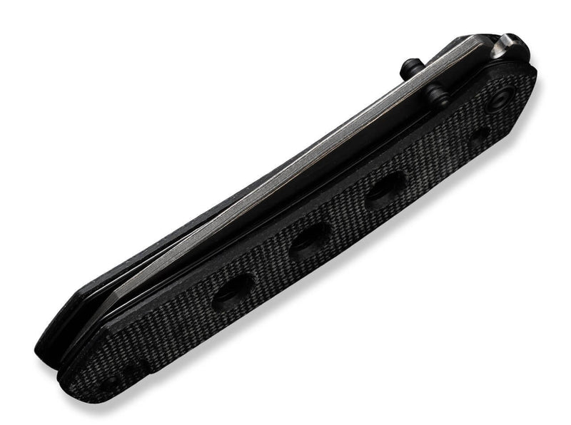 CIVIVI Vison FG Canvas Micarta Black Damascus