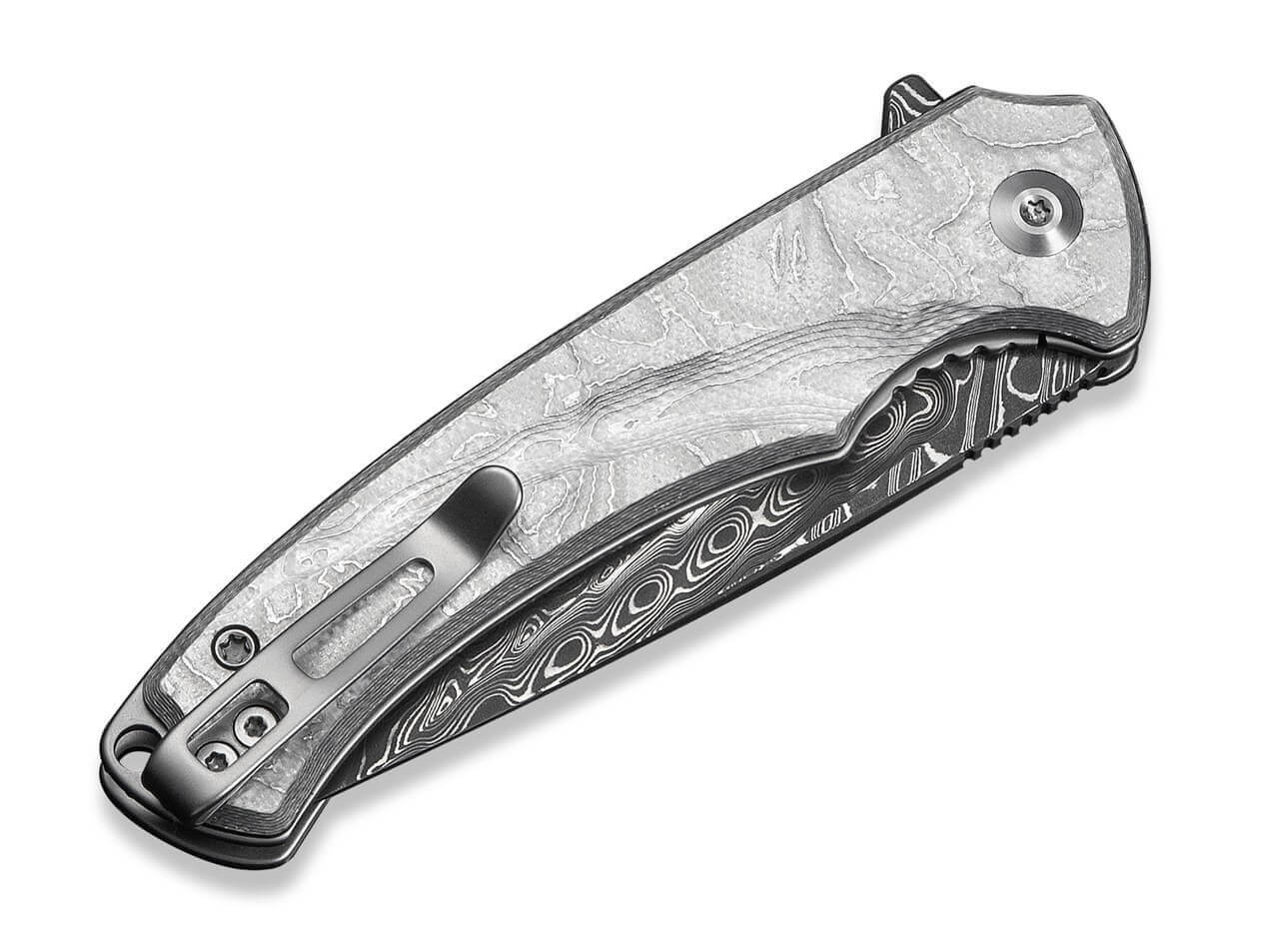 CIVIVI Voidflare Damascus Aluminum Foil G10