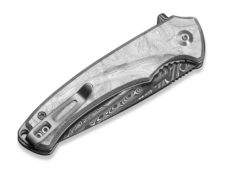 CIVIVI Voidflare Damascus Aluminum Foil G10