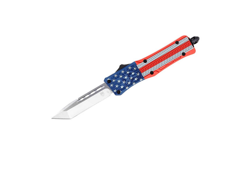 CobraTec Large CTK-1 Cerakote American Flag Tanto Not Serrated