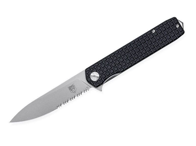 CobraTec Medium Cayden Black Drop Serrated