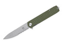 CobraTec Medium Cayden OD Green Drop Serrated