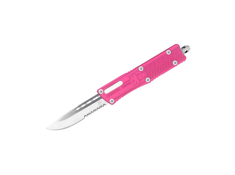 CobraTec Small Sidewinder Pink Drop Serrated