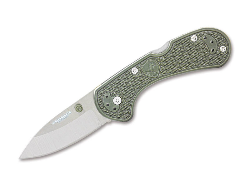 Condor Cadejo Drop Point Folder Army Green