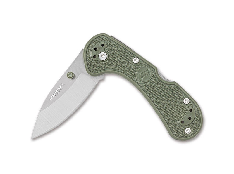Condor Cadejo Drop Point Folder Army Green