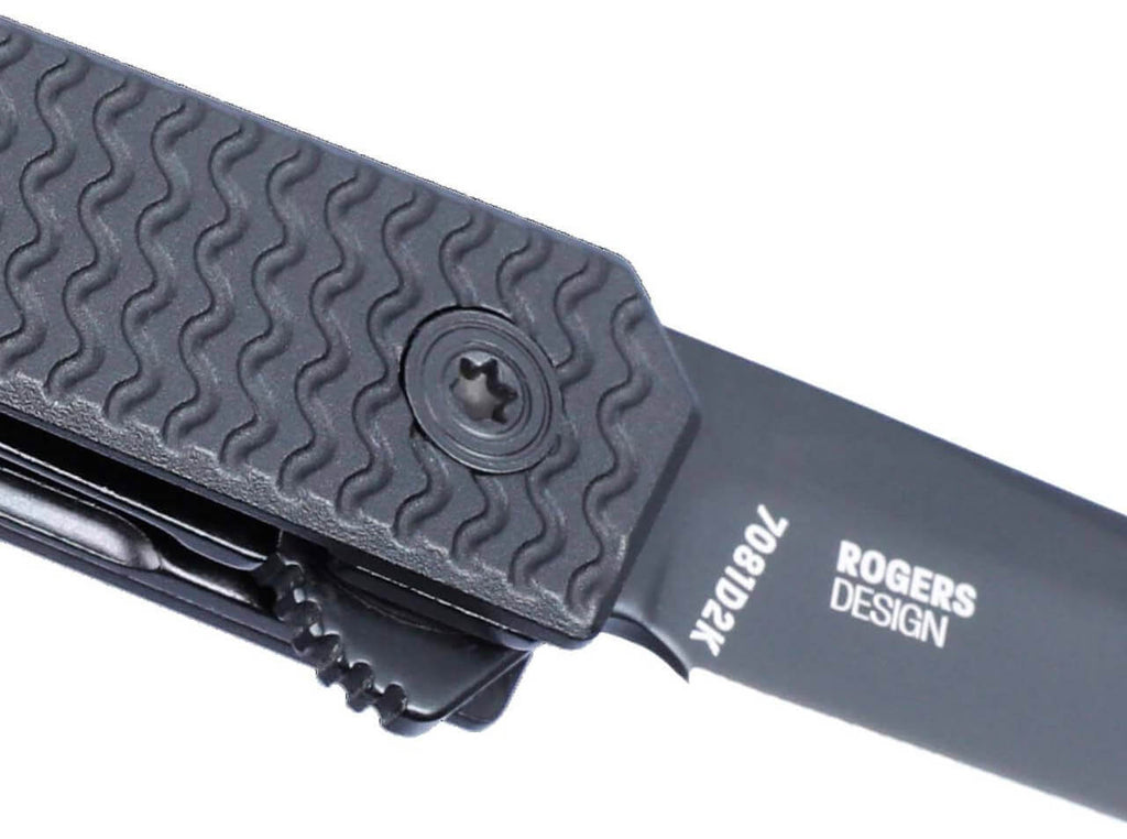 CRKT CEO Microflipper D2 Aluminum All Black