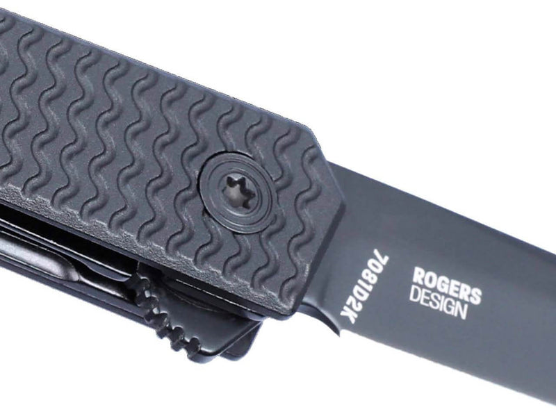 CRKT CEO Microflipper D2 Aluminum All Black