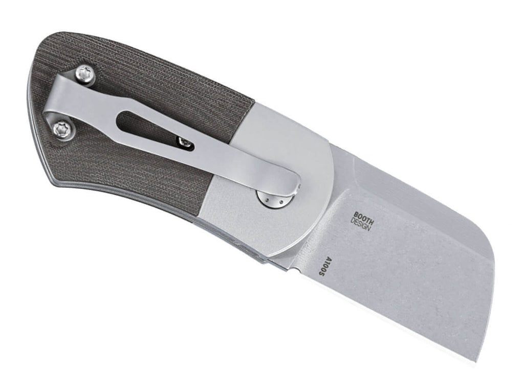 CRKT Minnow Automatic Micarta Green