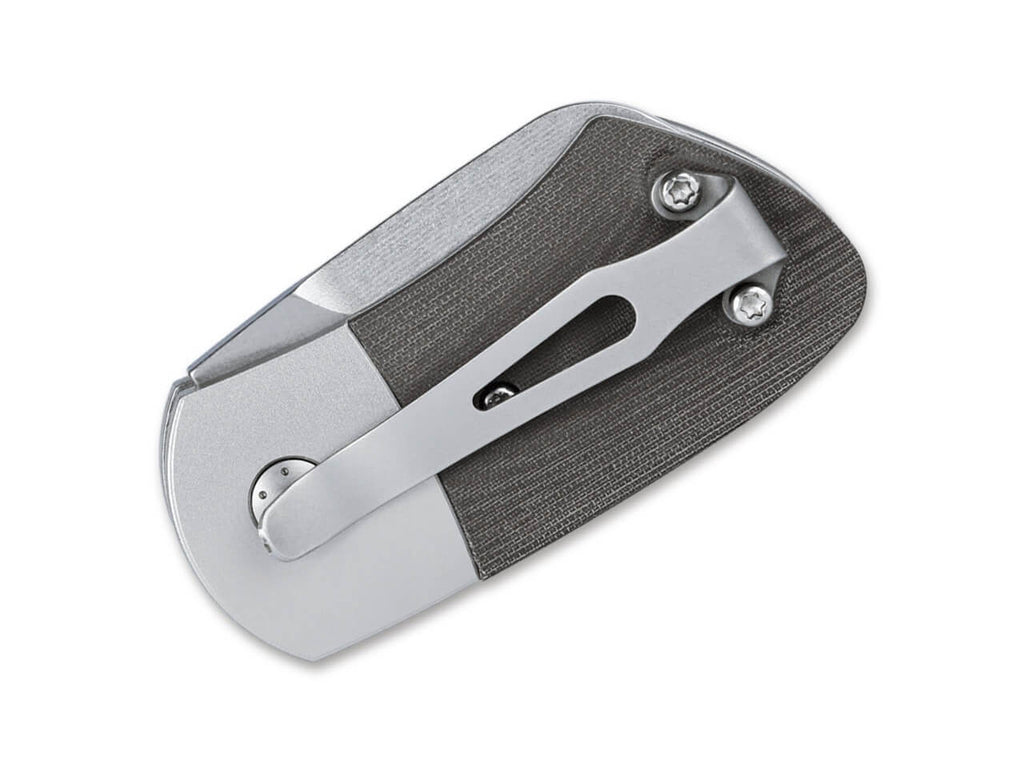 CRKT Minnow Automatic Micarta Green