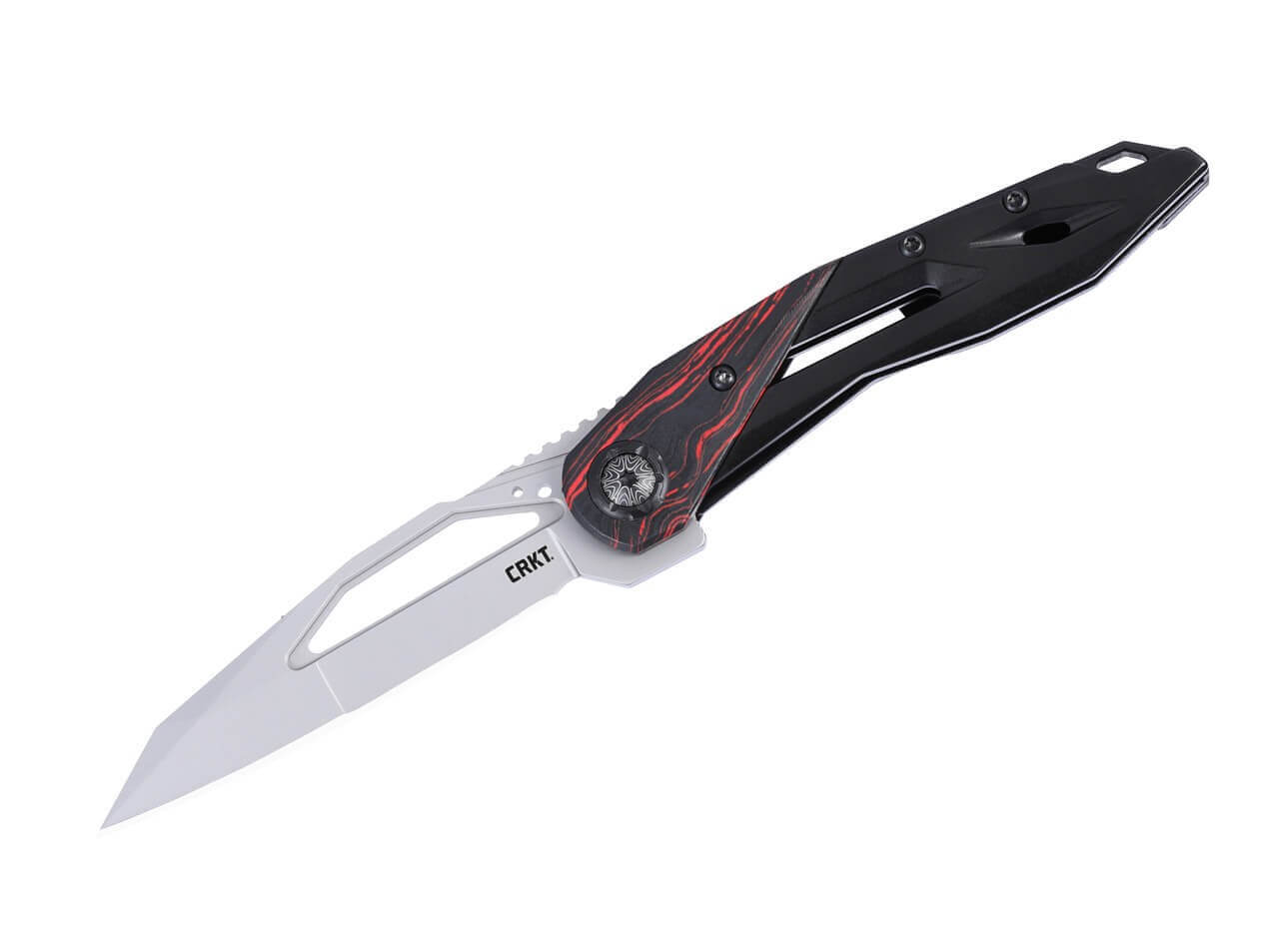 CRKT Nucleus 12C27 Steel & G10 Red & Black