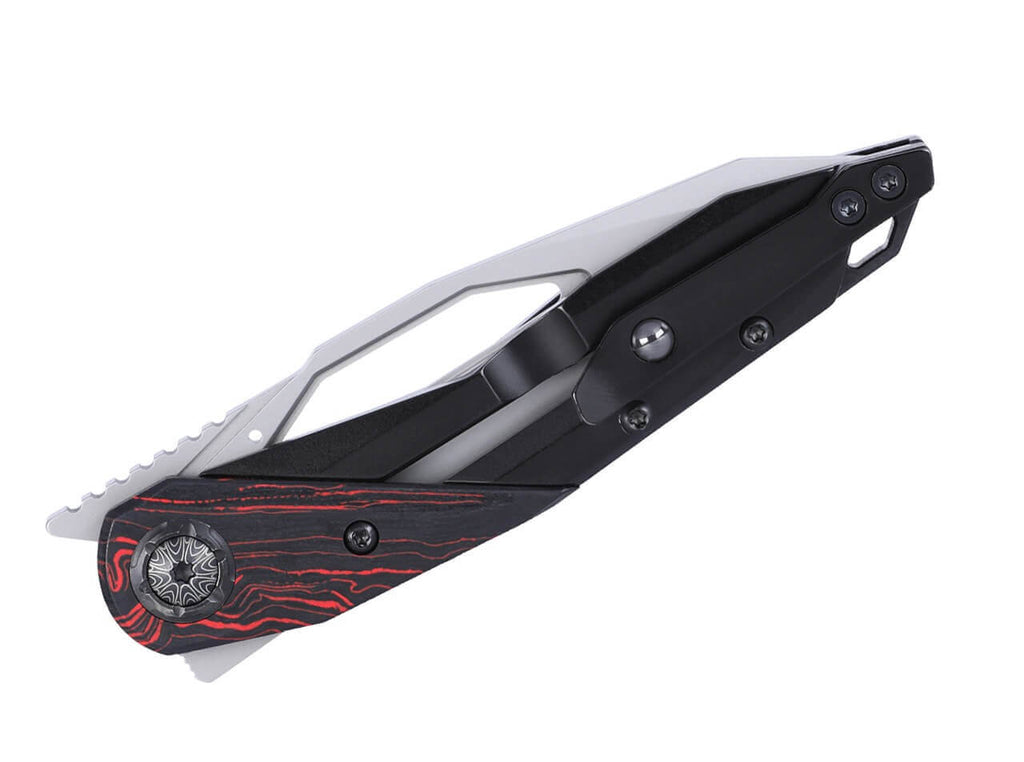 CRKT Nucleus 12C27 Steel & G10 Red & Black