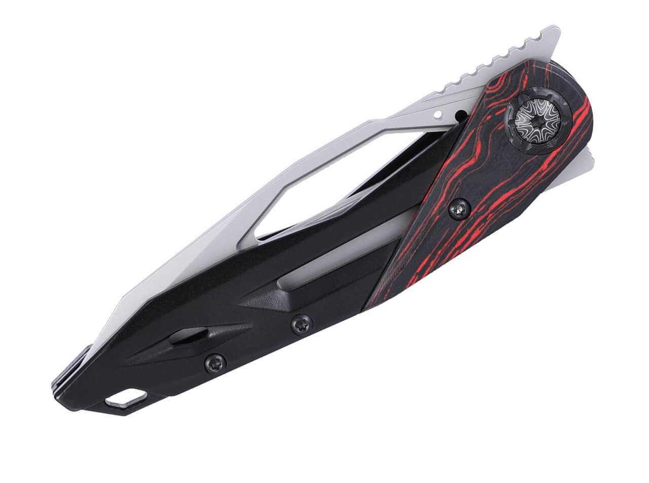 CRKT Nucleus 12C27 Steel & G10 Red & Black