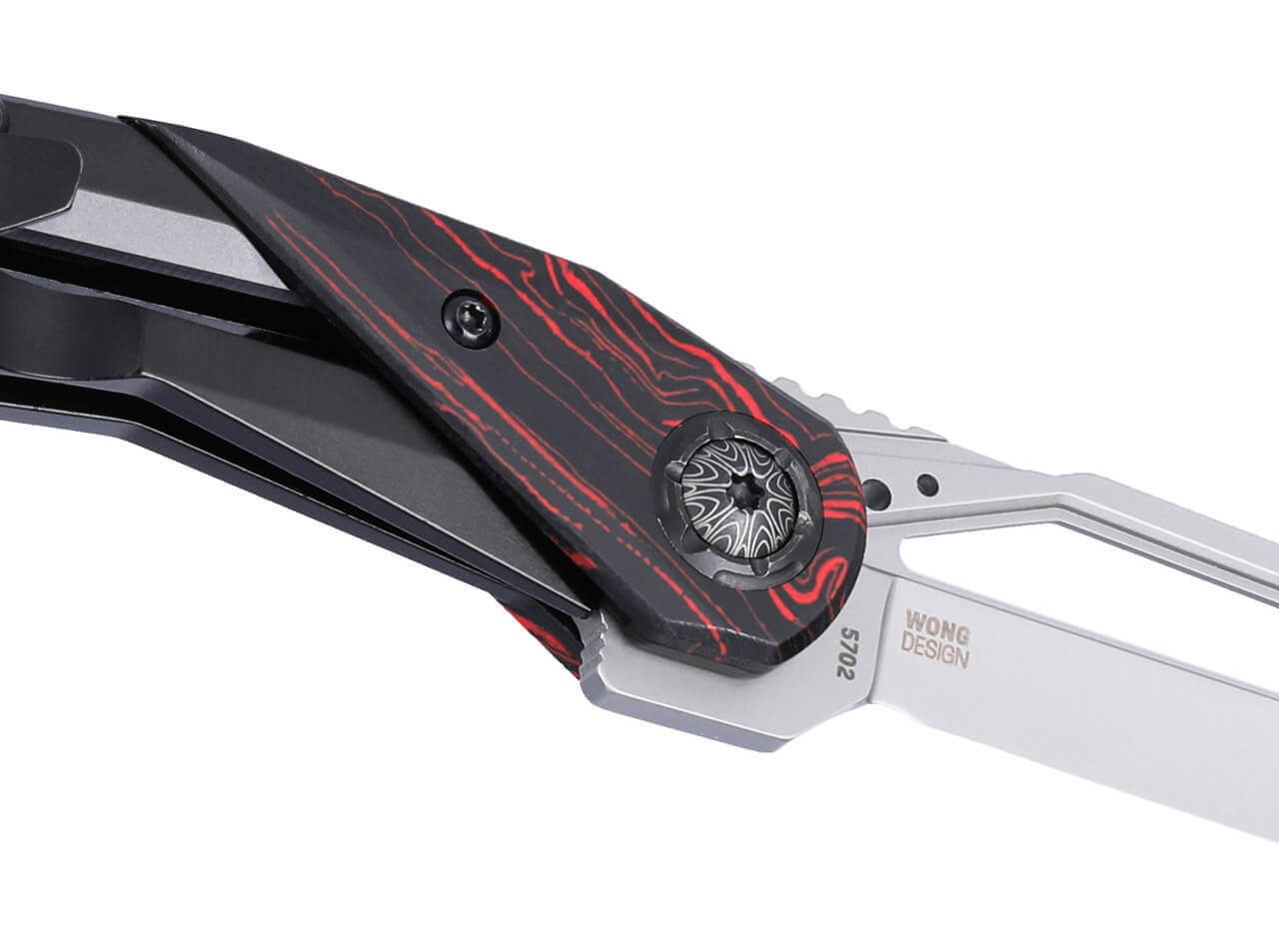 CRKT Nucleus 12C27 Steel & G10 Red & Black