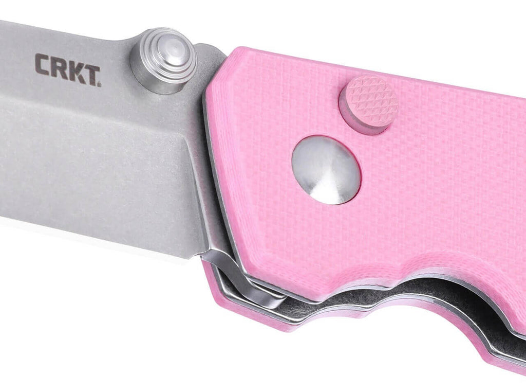 CRKT Squid Button Lock G10 Pink