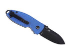 CRKT Squid Button Lock Micarta Blue