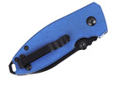 CRKT Squid Button Lock Micarta Blue