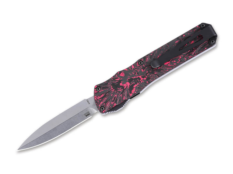 CRKT Twist Tighe Compact Automatic Rose Quartz