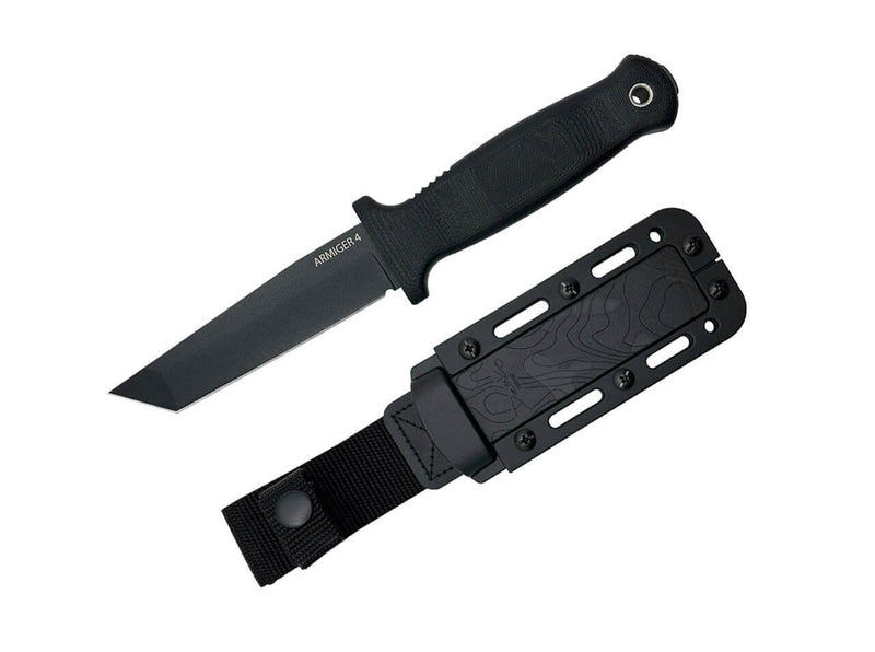 Demko Knives Armiger 4 Tanto Point 80CRV2 TPR Black