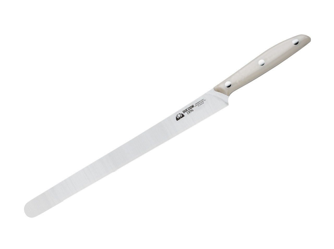 Due Cigni 1896 Schinkenmesser POM Weiß
