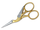 Due Cigni Embroidery Scissors 2C 35/35 Golden Stork