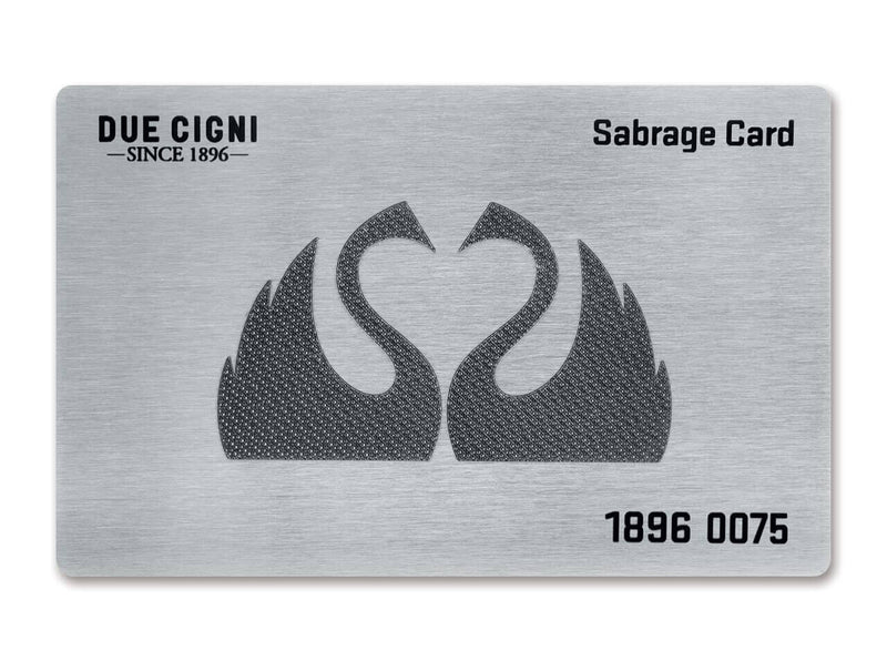 Due Cigni Sabrage Card