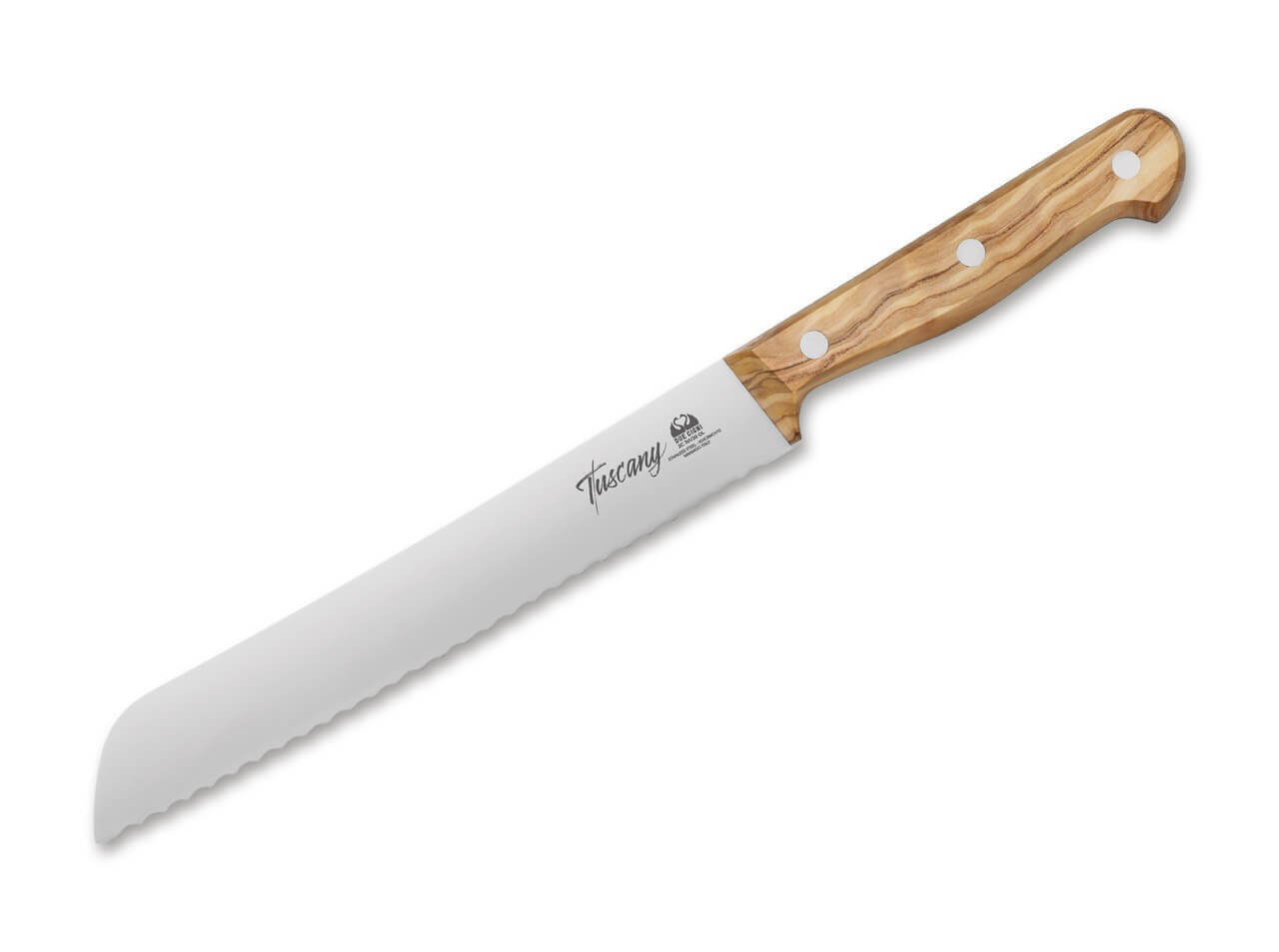 Due Cigni Tuscany Brotmesser Olive