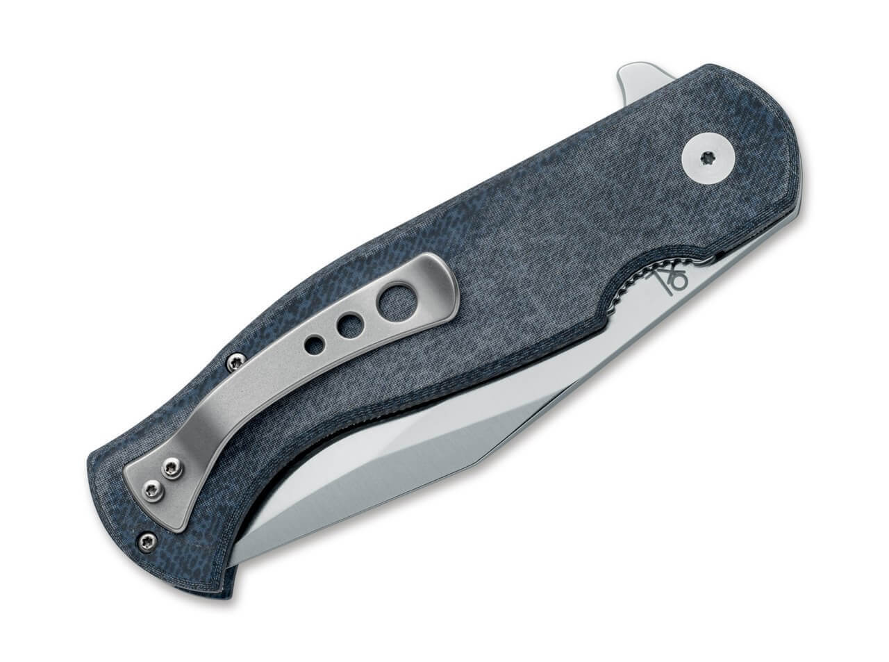 East Wood Tiger Micarta Denim