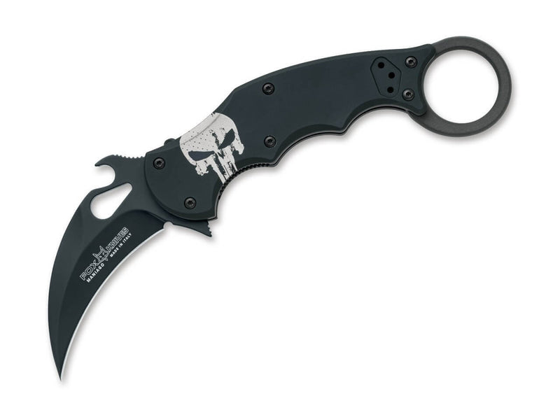 Fox Knives FX 599 Karambit The Skull N690 Aluminum
