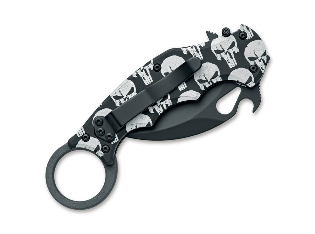 FX 599 Karambit The Skulls N690 Aluminum