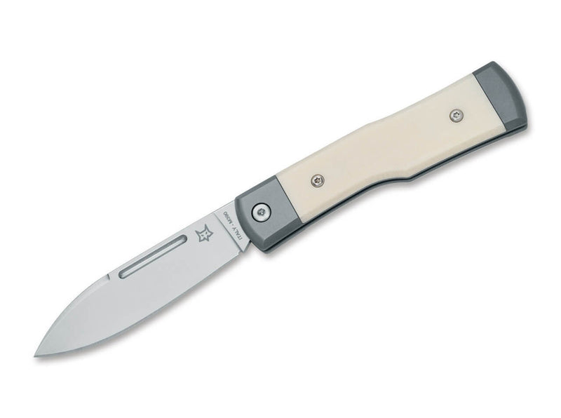 Fox Knives Gunstock M390 Ti Ivory G10