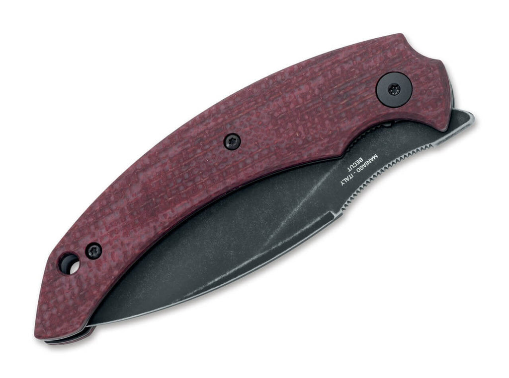 Honos Plum Jute Micarta