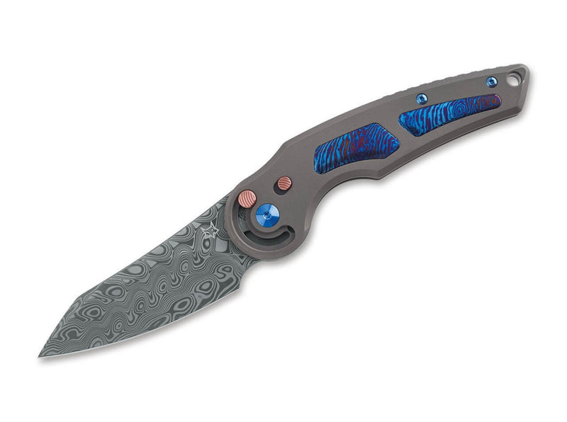 Fox Knives Jupiter Titanium Timascus Damascus
