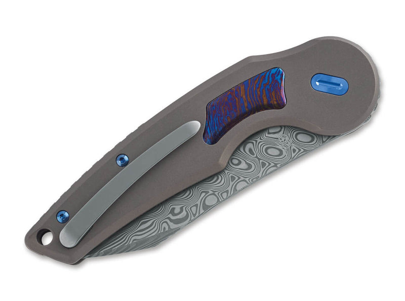 Fox Knives Jupiter Titanium Timascus Damascus