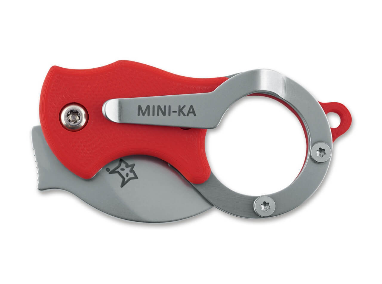 Fox Knives Mini-Ka Red Sandblasted